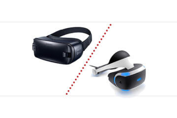 Okulary VR Samsung Gear i Sony PlayStation
