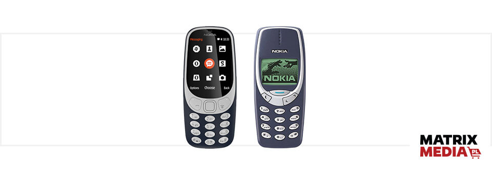 Telefon komórkowy Nokia 3310 2017 porównanie